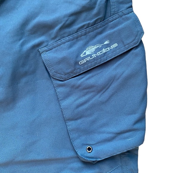 Grundens Breakwater Utility Pants 32 R Gray Cargo Fishing Lightweight SPF 50 - Picture 5 of 12